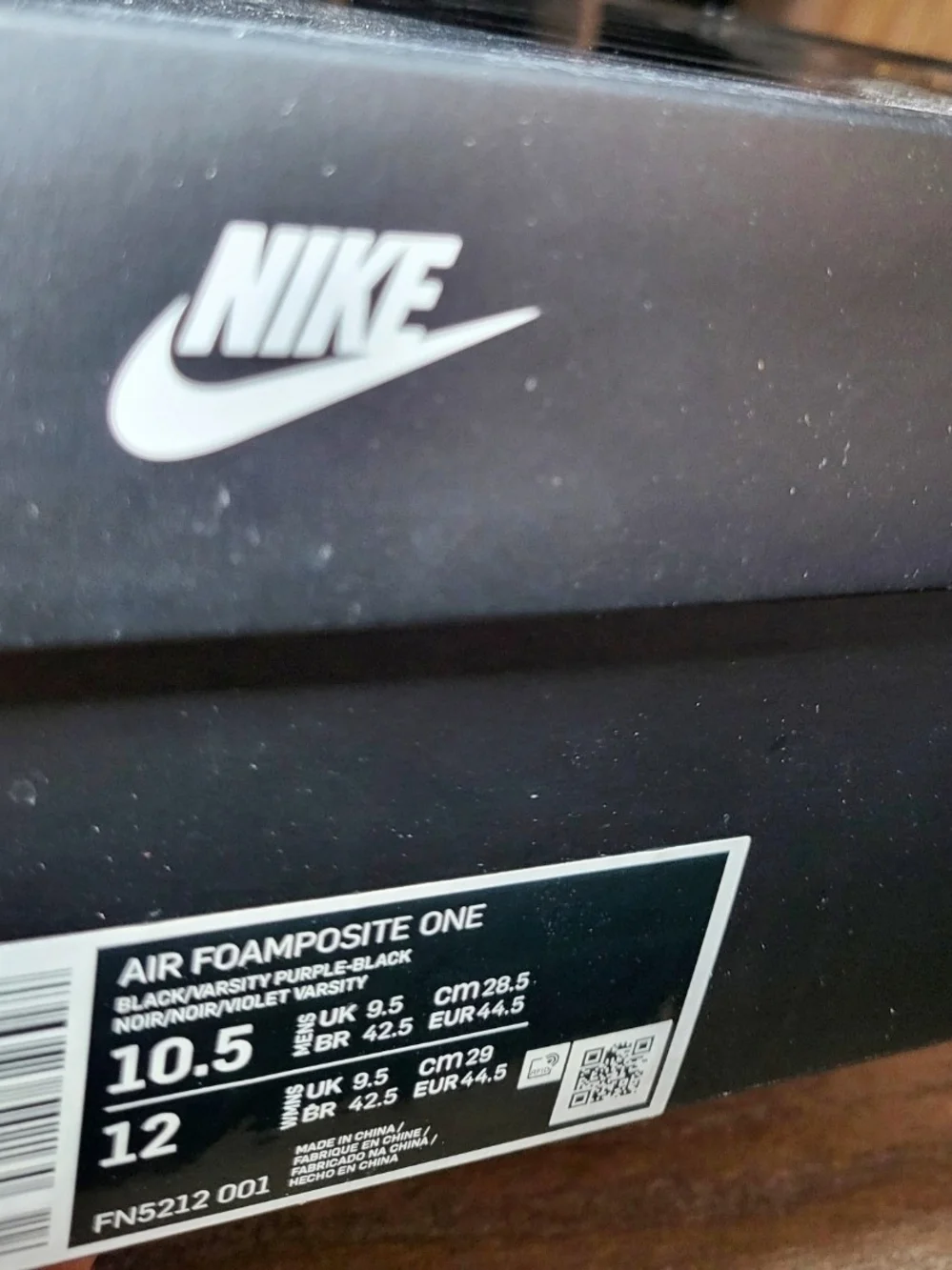Nike Foamposite One Eggplants 2024 Sz 10.5 Excellent Condition